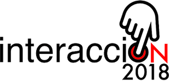 Logo of the 19th International Conference on HCI, Interacción 2018.